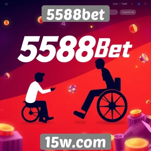 Acessibilidade e interface do site 5588bet